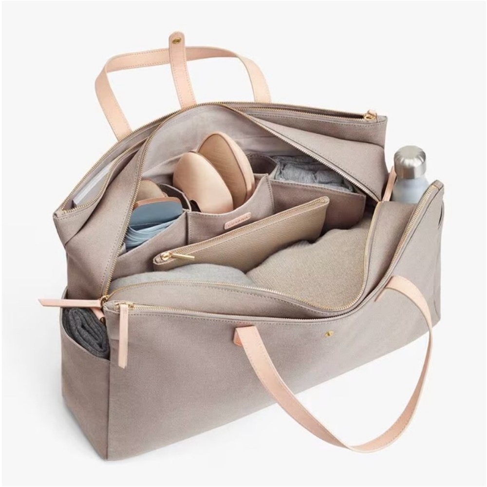 Cuyana (eco designer) weekender canvas bag
